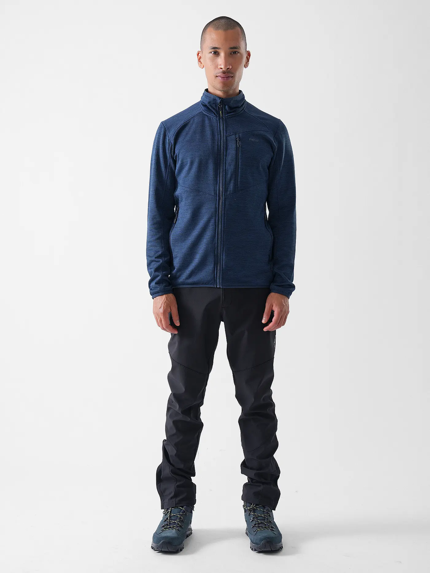 MERU | Herren Fleecejacke Caen | dunkelblau